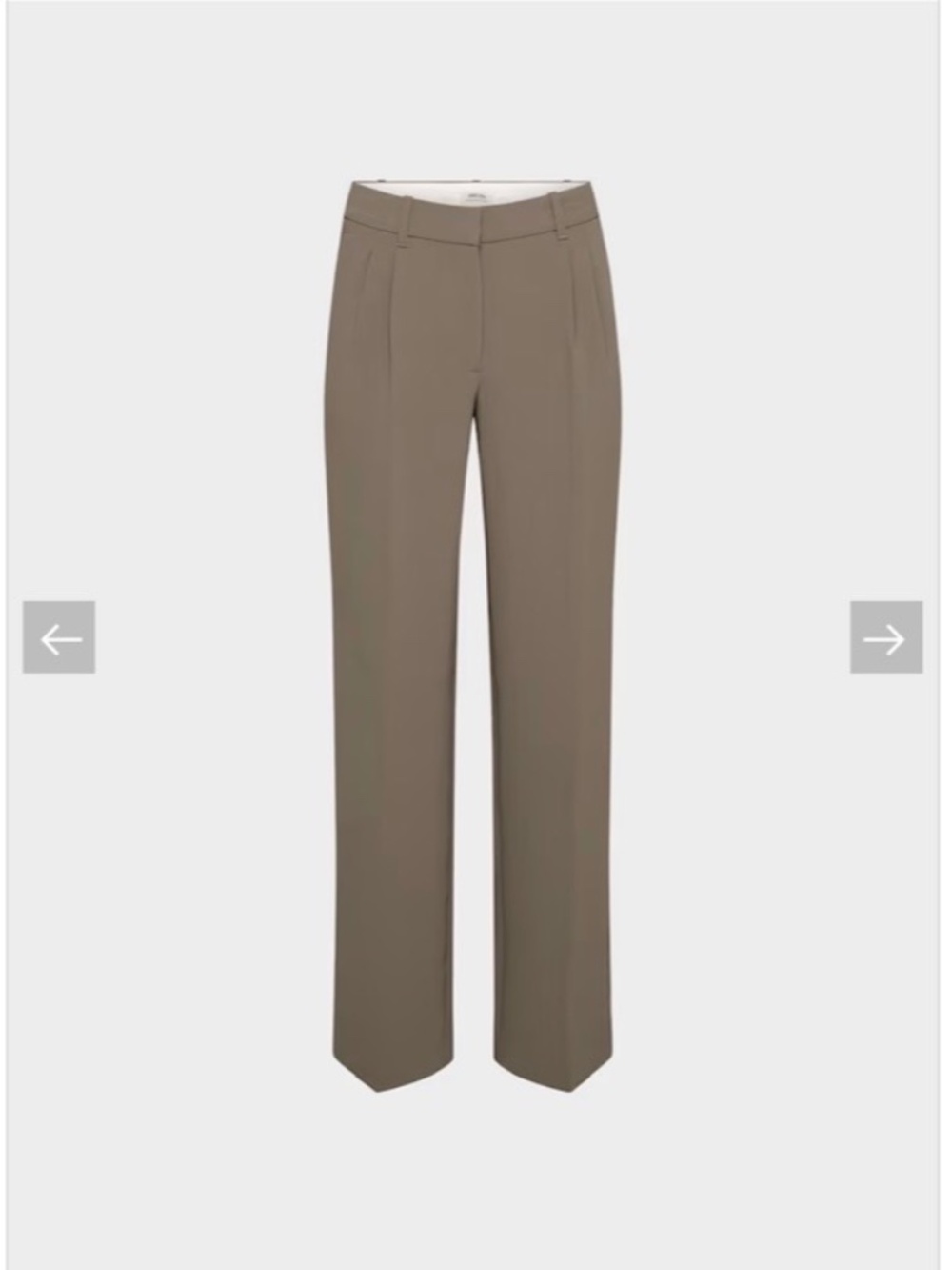Aritzia Effortless Pleated Baggy Wide Leg Trouser Pant - Picture 6 of 16